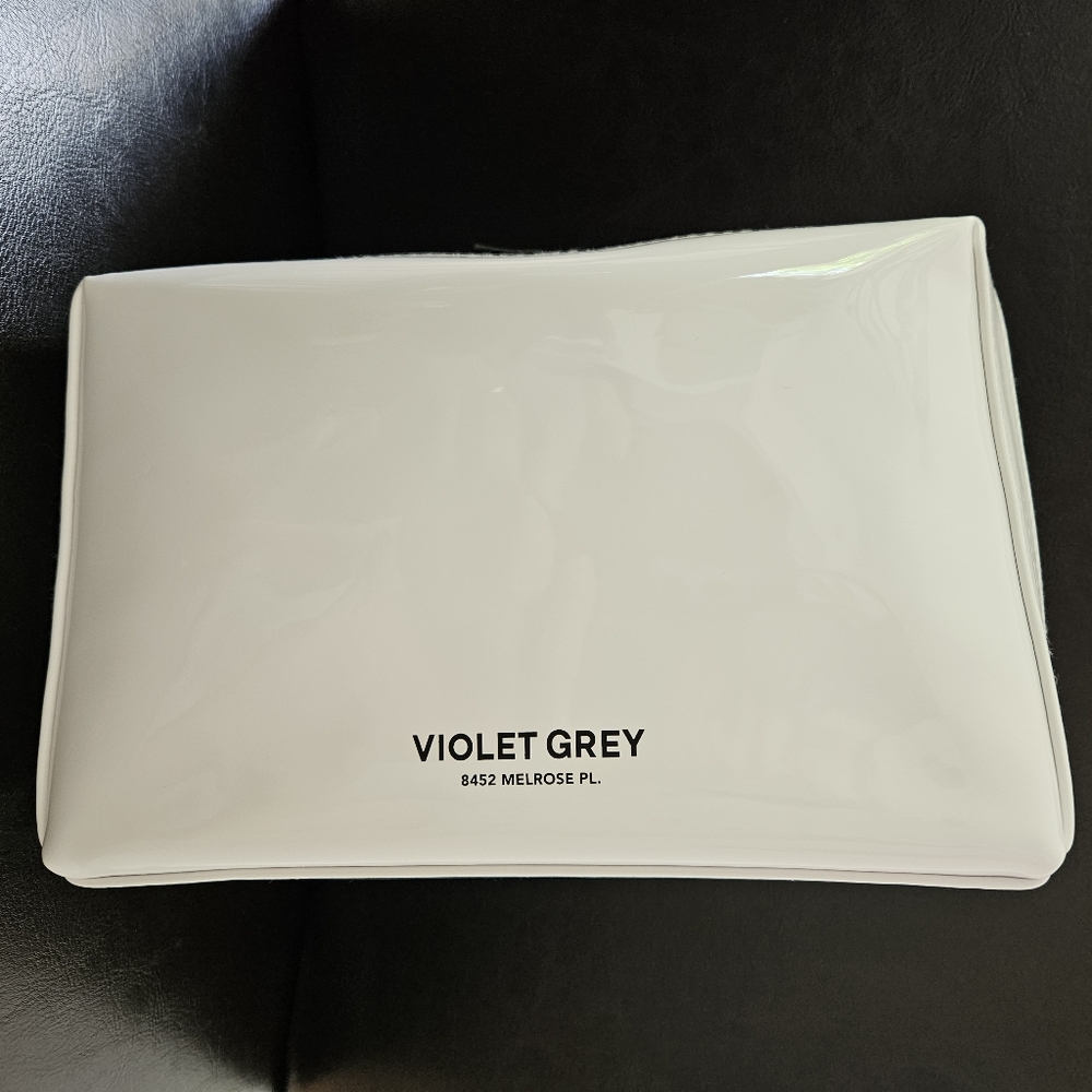 White Cosmetic Bag Brand New